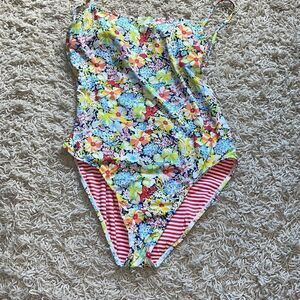 NWOT Polo Ralph Lauren, floral one piece swimsuit. Large ￼